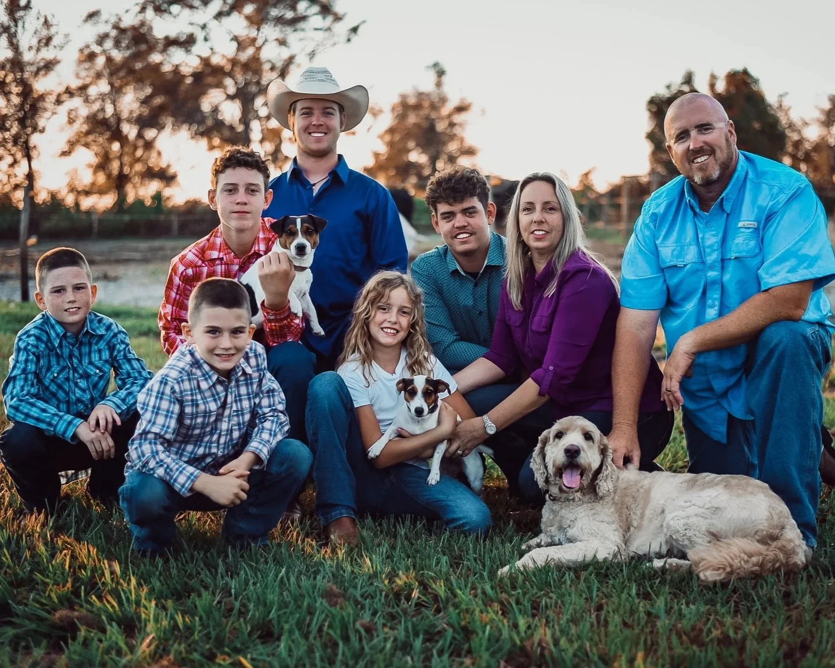 The Wilson family of Wilson's Fencing in Duette, Florida
